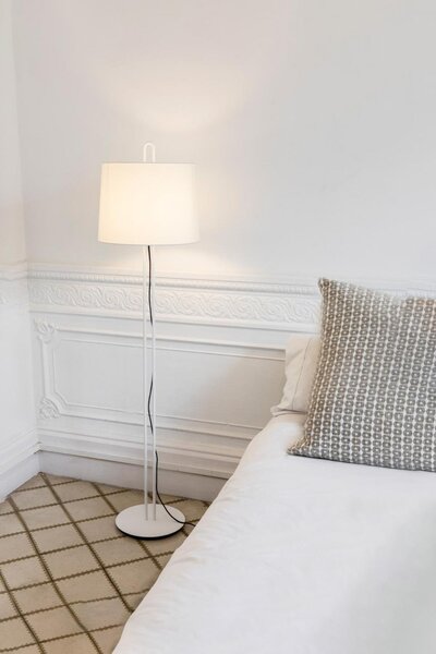 MONTREAL bílá stojací lampa - FARO