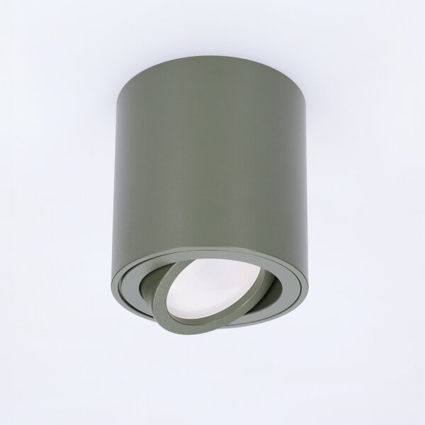 BRILAGI - Bodové svítidlo MIA 1xGU10/30W/230V 84x80 mm tmavě zelená