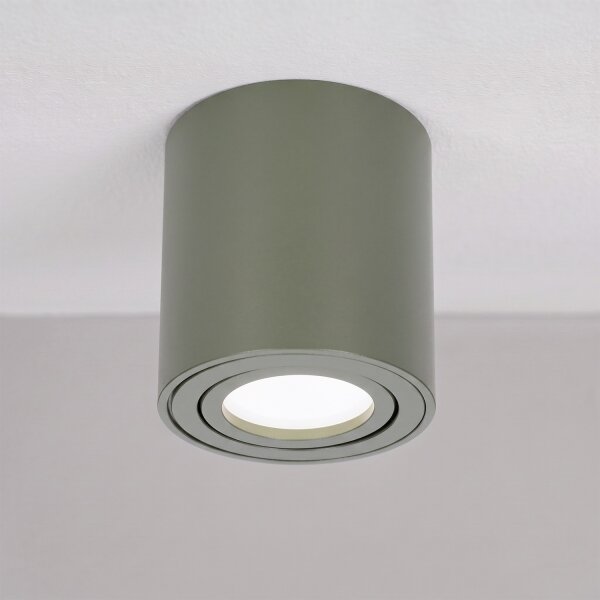 BRILAGI - Bodové svítidlo MIA 1xGU10/30W/230V 84x80 mm tmavě zelená