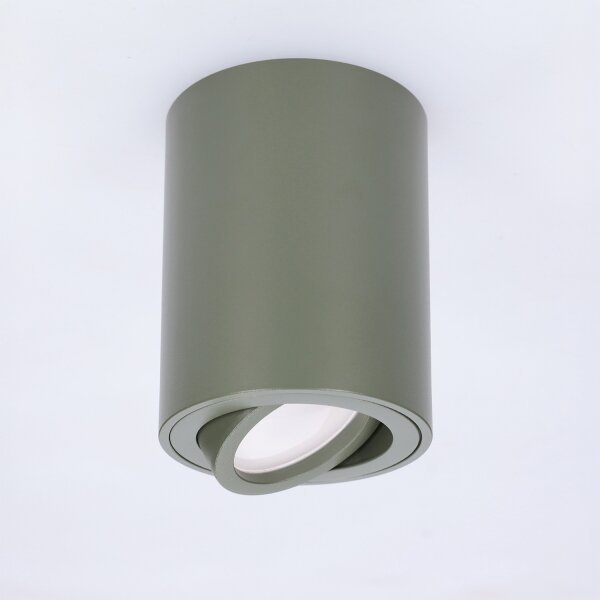BRILAGI - Bodové svítidlo MIA 1xGU10/30W/230V 100x80 mm tmavě zelená