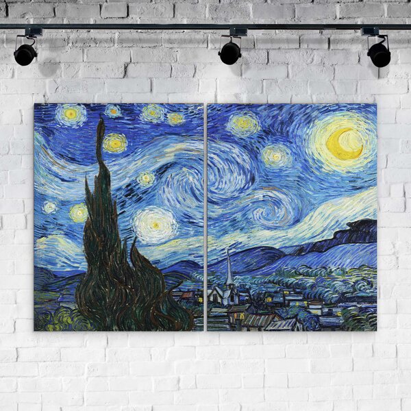 DUBLEZ | Obraz na stěnu - Starry Night, Vincent van Gogh | UV tisk, Premium