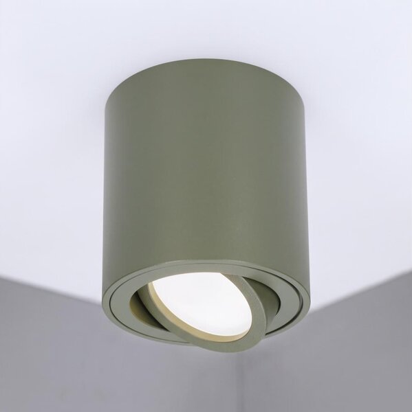 BRILAGI - Bodové svítidlo MIA 1xGU10/30W/230V 84x80 mm tmavě zelená