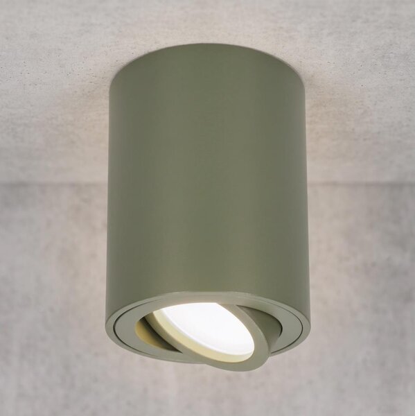 BRILAGI - Bodové svítidlo MIA 1xGU10/30W/230V 100x80 mm tmavě zelená