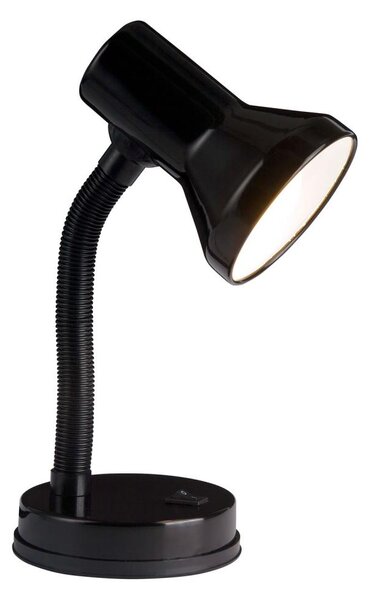 Brilliant - Flexibilní stolní lampa JUNIOR 1xE27/28W/230V černá