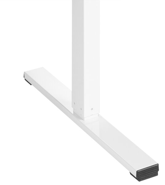 Elektricky výškově nastavitelný pracovní stůl TAVARES Světle hnědá/Bílá 120 cm 60 cm