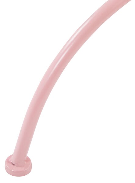 Bistro stolek ALBINIA 70 cm 70 cm Kov Růžová