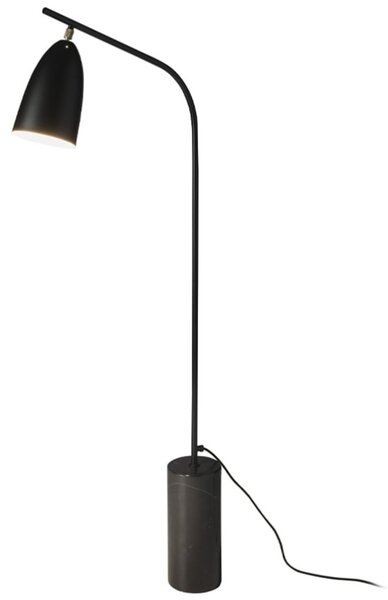 -25 % Dny MOMENTI– Černá kovová stojací lampa Angel Cerdá No. 8051, 147 cm