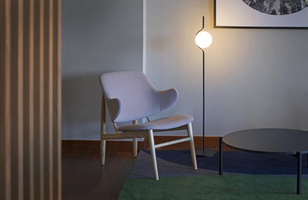 LE VITA černá stojací lampa stmívatelná - FARO