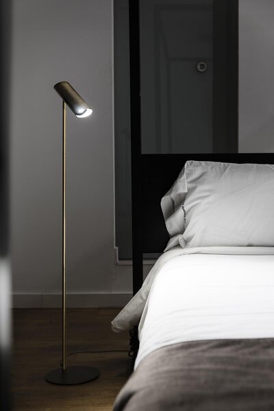 LINK bronzová stojací lampa - FARO