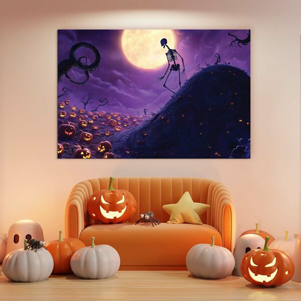 DUBLEZ | Halloween dekorace na zeď - Smrtka | UV tisk, Premium