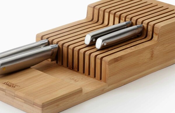 Joseph Joseph Bambusový organizér na nože DrawerStore Bamboo