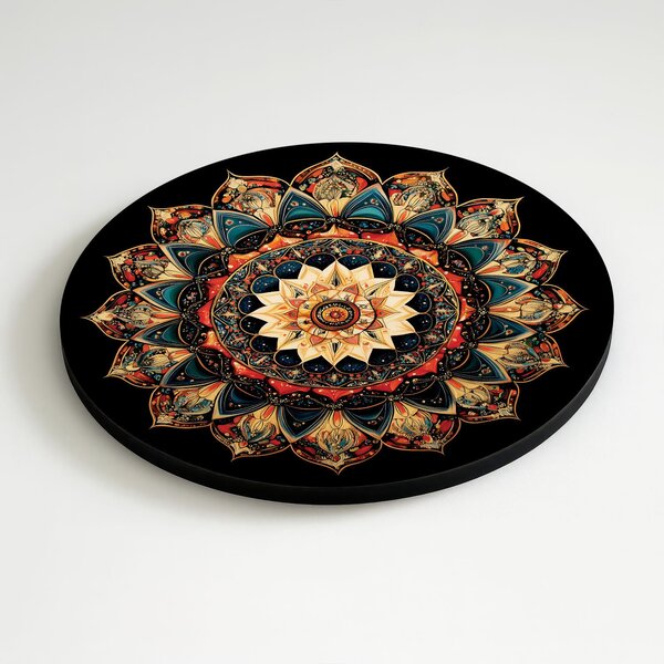 DUBLEZ | Dřevěný obraz - Escher mandala | UV tisk, Premium