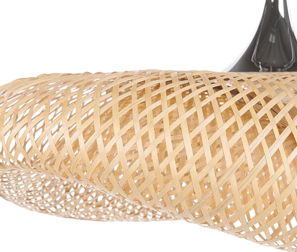 Závěsná lampa BOYNE Bambus Světle hnědá