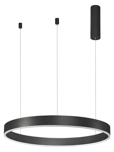 LED lustr Motif 60 černé CCT s dálkovým ovládáním