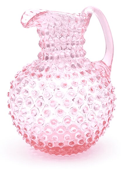 Sklárna Častolovice - Džbán 2l - Hobnail - Ananas - růžová