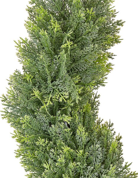 Umělá rostlina CYPRESS SPIRAL TREE 126 cm Zelená
