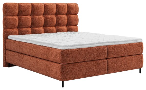POSTEL BOXSPRING, 180/200 cm, rezavá Esposa - Manželské postele