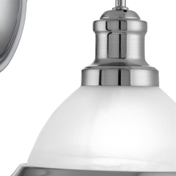 Searchlight 1481SS Nástěnná lampa BISTRO SATIN s vypínačem