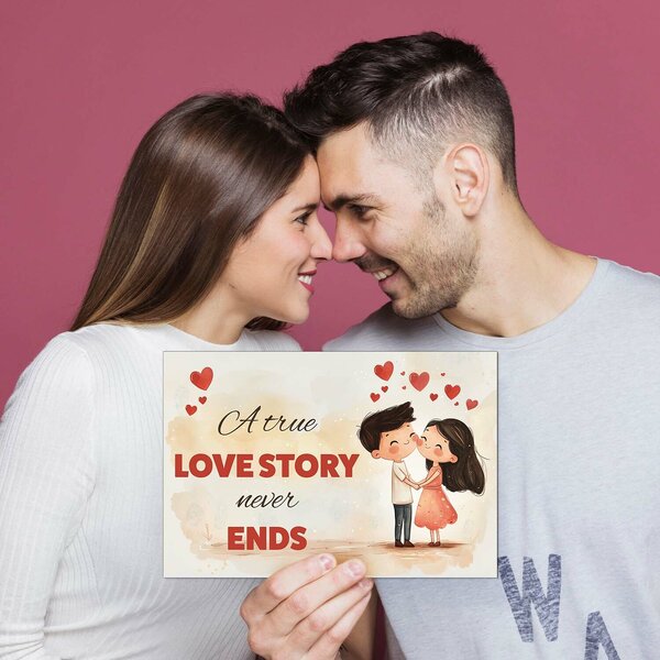 DUBLEZ | Zamilovaný obraz - True Love Story | UV tisk, Premium