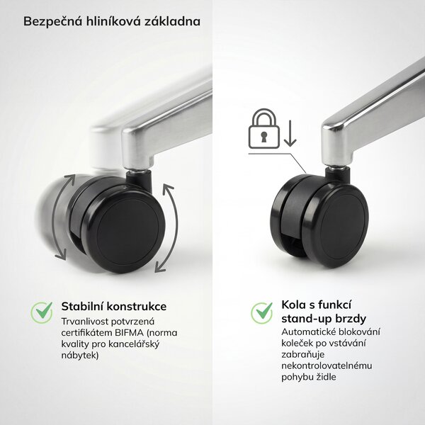 Ergonomická kancelářská židle tmavě modrá VECTOR