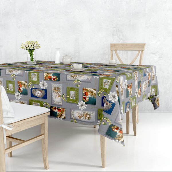 Ubrus PVC FL-1388-03 - vánoční, Role 140cm x 20m