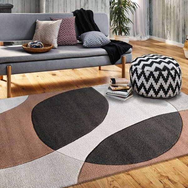 Kobercový ráj Kusový koberec LADON 01 Moderní vícebarevný Rozměr: 80x150 cm