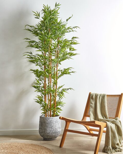 Umělá rostlina BAMBOO 220 cm Zelená