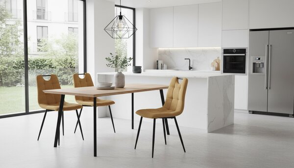 Jídelní židle SARAH - látka, více barev Barva: šedá