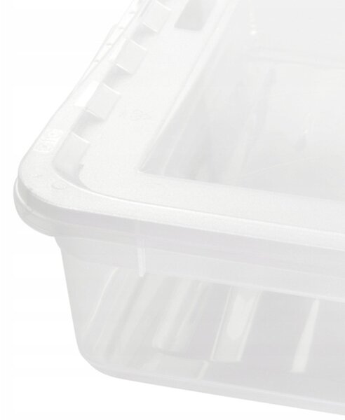 Keeeper Úložný box s víkem BEA Clearbox 9L, 39 x 35,5 x 9 cm