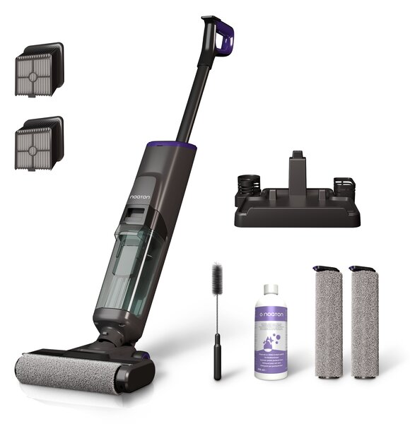 Bezdrátový tyčový vysavač na mokré a suché vysávání, Noaton AVC220 Wet and dry