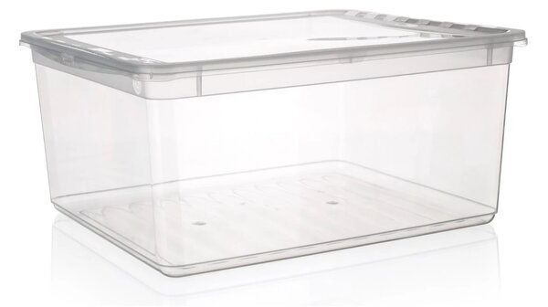 Keeeper Úložný box s víkem BEA Clearbox 18L, 39 x 35,5 x 18 cm