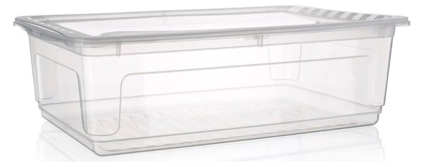 Keeeper Úložný box s víkem (má 2 funkce) BEA Clearbox 30L, 59 x 39 x 18 cm