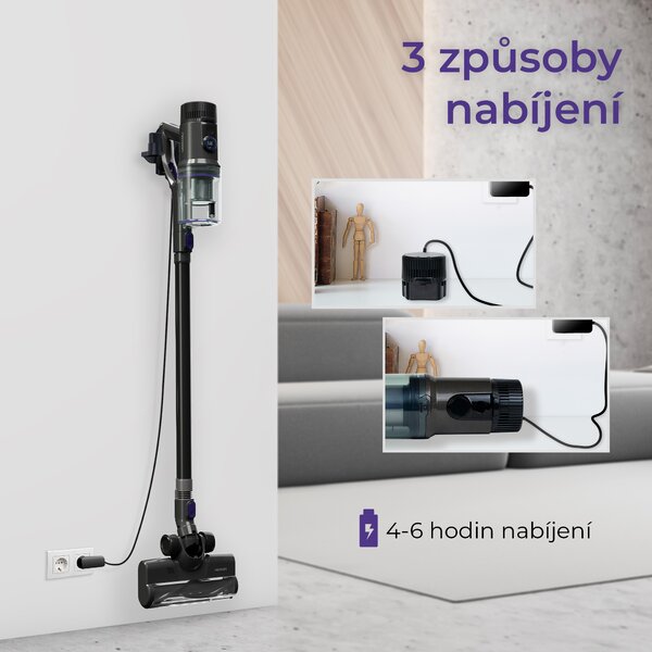 Noaton AVC600 Deluxe edition, tyčový bezdrátový vysavač (Zánovní)