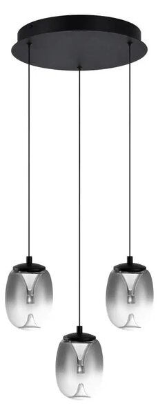 Designový lustr Pamela 11 Line 3 chrome
