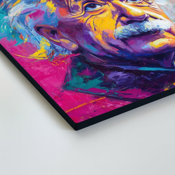 DUBLEZ | Pop art obraz - Albert Einstein | UV tisk, Premium