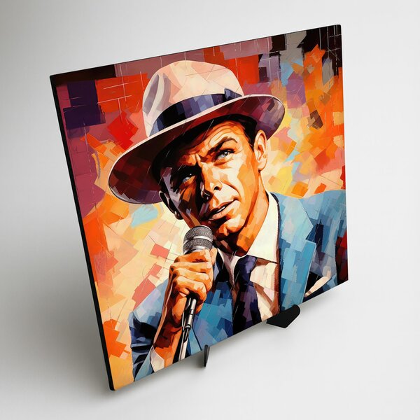 DUBLEZ | Retro obraz - Frank Sinatra | UV tisk, Premium