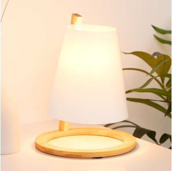Atmosphera - Stolní lampa PITA 1xE14/40W/230V bambus