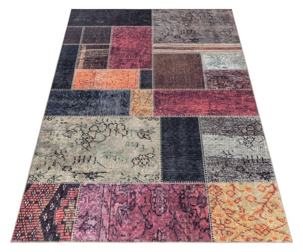 Ayyildiz, Kusový koberec Fiesta 4302 multi, 80x250, vícebarevná, chodba / předsíň