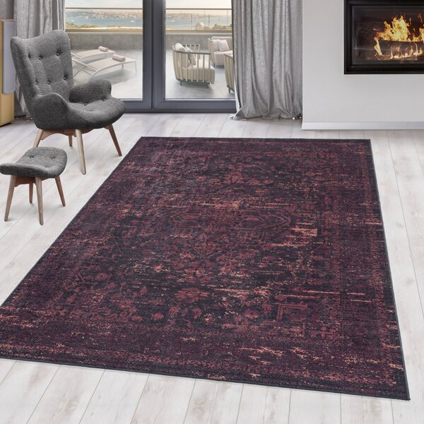 Ayyildiz, Kusový koberec Fiesta 4304 red, 80x150, červená, chodba / předsíň