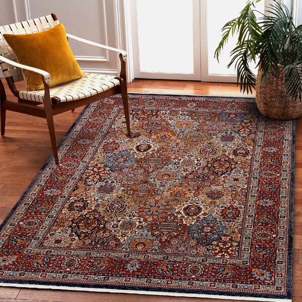 Makro Abra Kusový koberec klasický vlněný KESHAN 7576/53511 terakota hnědý Rozměr: 80x145 cm