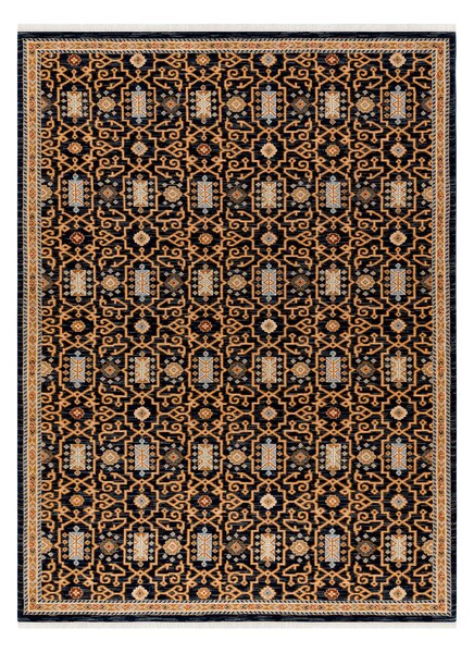 Makro Abra Kusový koberec klasický vlněný KESHAN 7680/53511 béžový modrý Rozměr: 120x145 cm