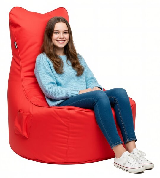 Sedací pytel Primabag Seat polyester červená
