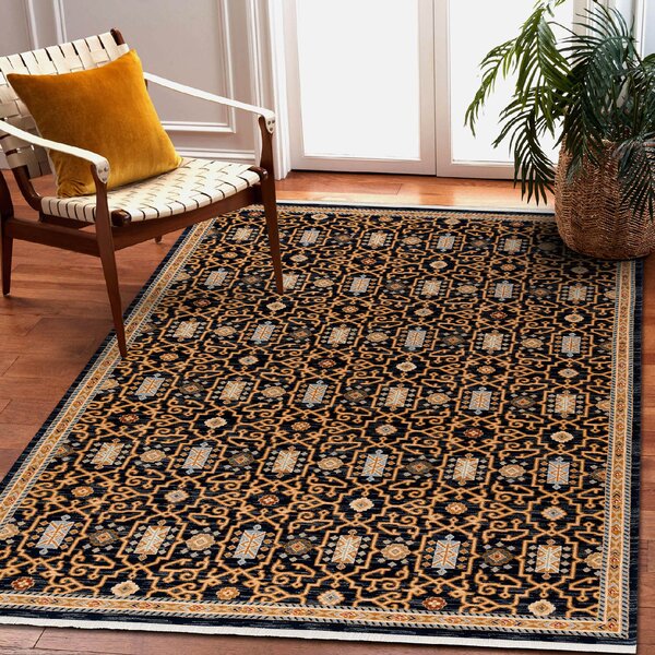 Makro Abra Kusový koberec klasický vlněný KESHAN 7680/53511 béžový modrý Rozměr: 120x145 cm