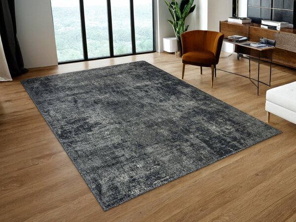 Kobercový ráj Kusový koberec Marl NEW 19 Beton Mramor šedý Rozměr: 100x200 cm
