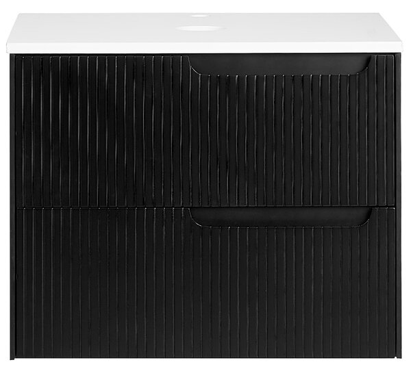 Nástěnná skříňka pod umyvadlo QUINTELA 60 cm Černá