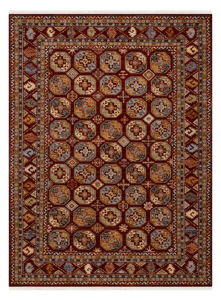 Makro Abra Kusový koberec klasický vlněný KESHAN 7874/53588 bordó Rozměr: 80x145 cm