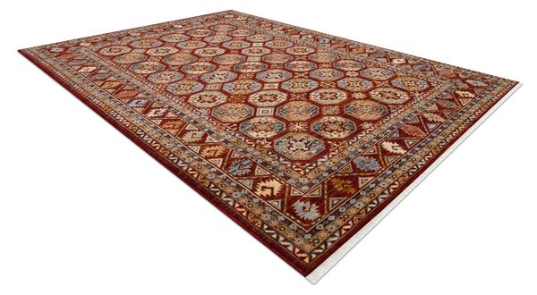 Makro Abra Kusový koberec klasický vlněný KESHAN 7874/53588 bordó Rozměr: 80x145 cm