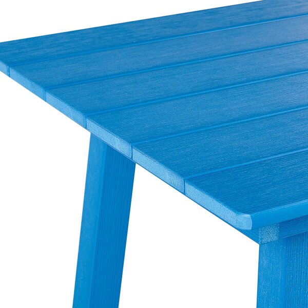 Zahradní barový stůl ADIRONDACK 60 cm 59 cm Syntetický materiál Modrá