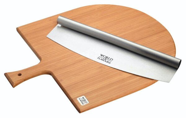 Sada na servírování pizzy KitchenCraft World of Flavours ICPIZSET