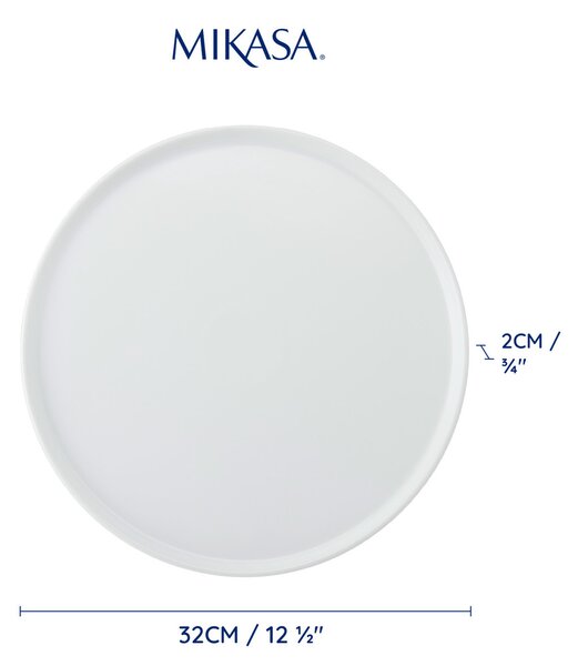Talíř na pizzu Mikasa Chalk 32 cm porcelán MKCHPIZZA32